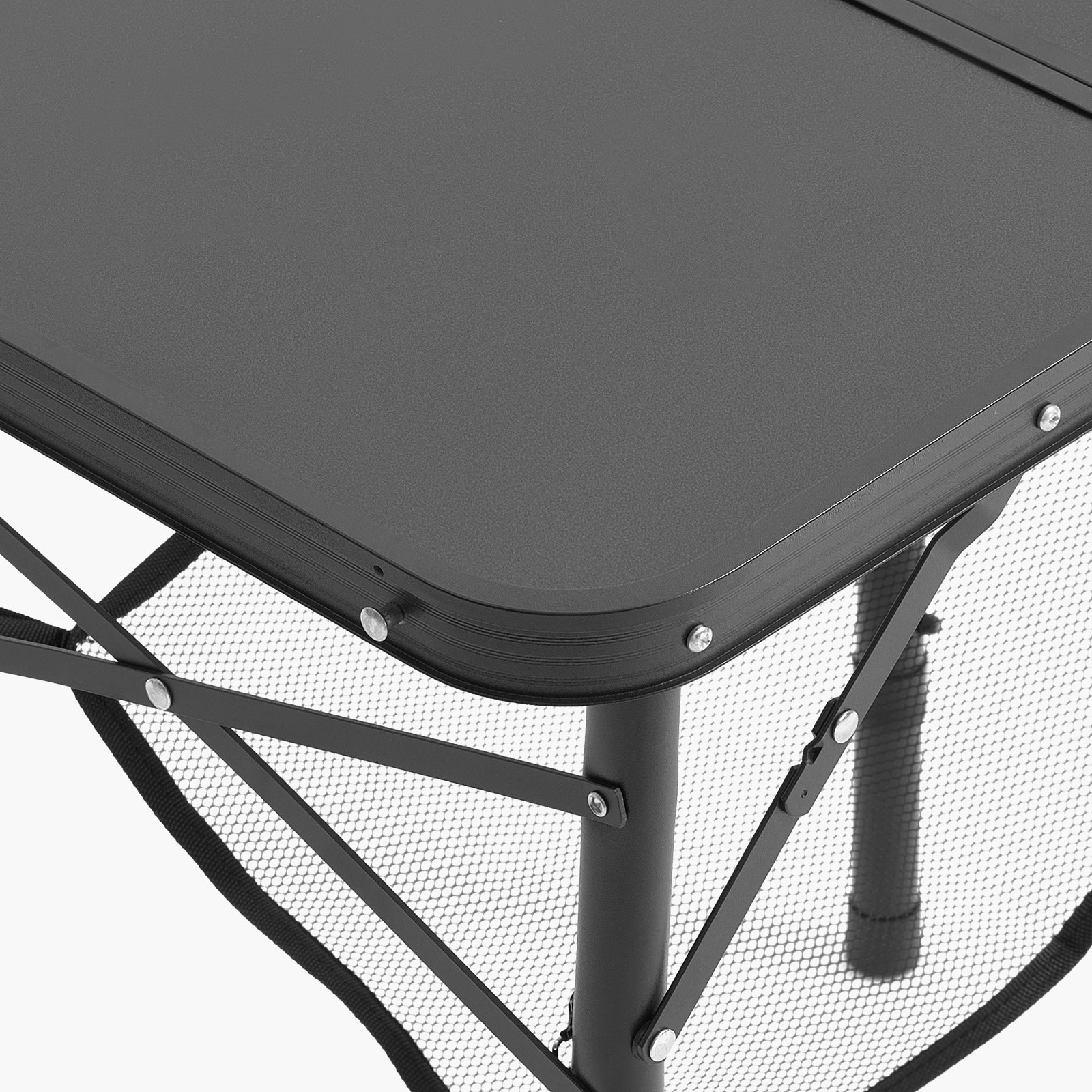 2ft Folding Portable Camping Table Aluminum Outdoor Table Adjustable Height_voghion.com